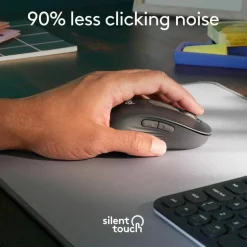 Logitech Signature M650 L Full Size Wireless Mouse (Left-Handed) - For Large Sized Hands, 2-Year Battery, Silent Clicks, Customizable Side Buttons, Bluetooth, for PC/Mac/Multi-Device/Chromebook
