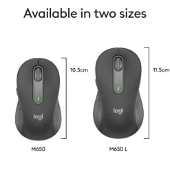 Logitech Signature M650 Wireless Mouse, Graphite