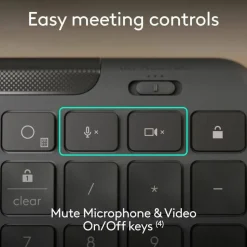 Logitech Signature Slim Wired Combo MK625 for Business, Optical Wired Mouse, Full-Size Keyboard, Plug-and-Play, Graphite