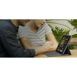 Logitech Slim Folio Keyboard Case for iPad (10th gen & A16) with Integrated Bluetooth Wireless Keyboard, Oxford Gray