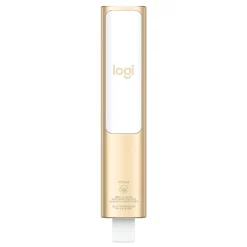 Logitech Spotlight Presentation Remote - Universal Wireless Presentation Clicker with Laser Pointer, Advanced Digital Highlighting, Bluetooth, 30 m Range and Quick Charging, Gold