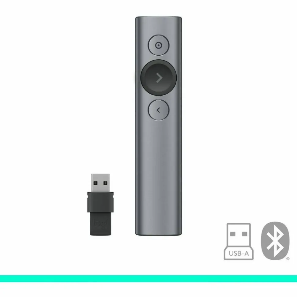 Logitech Spotlight Universal Presentation Remote, Slate, 910-004654
