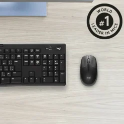Logitech Wireless Mouse M190 - Full Size Ambidextrous Curve Design, 18-Month Battery with Power Saving Mode, Precise Cursor Control & Scrolling, Wide Scroll Wheel, Thumb Grips (Charcoal)