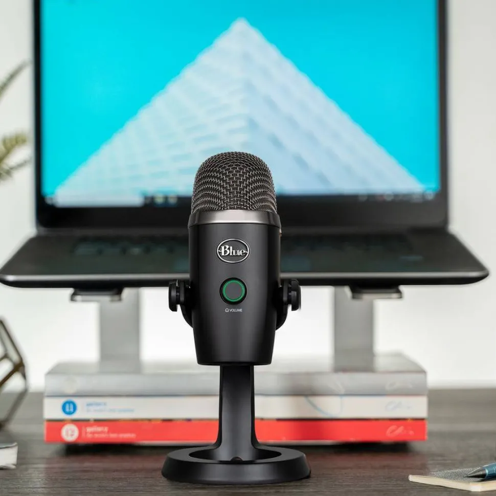 Logitech Yeti Nano Wired Condenser Microphone for Podcasting, Conferencing - Black