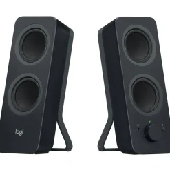 Logitech Z207 Bluetooth Computer Speakers, Black, Pack Of 2