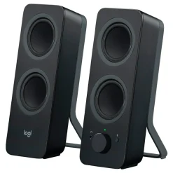 Logitech Z207 Bluetooth Computer Speakers, Black, Pack Of 2