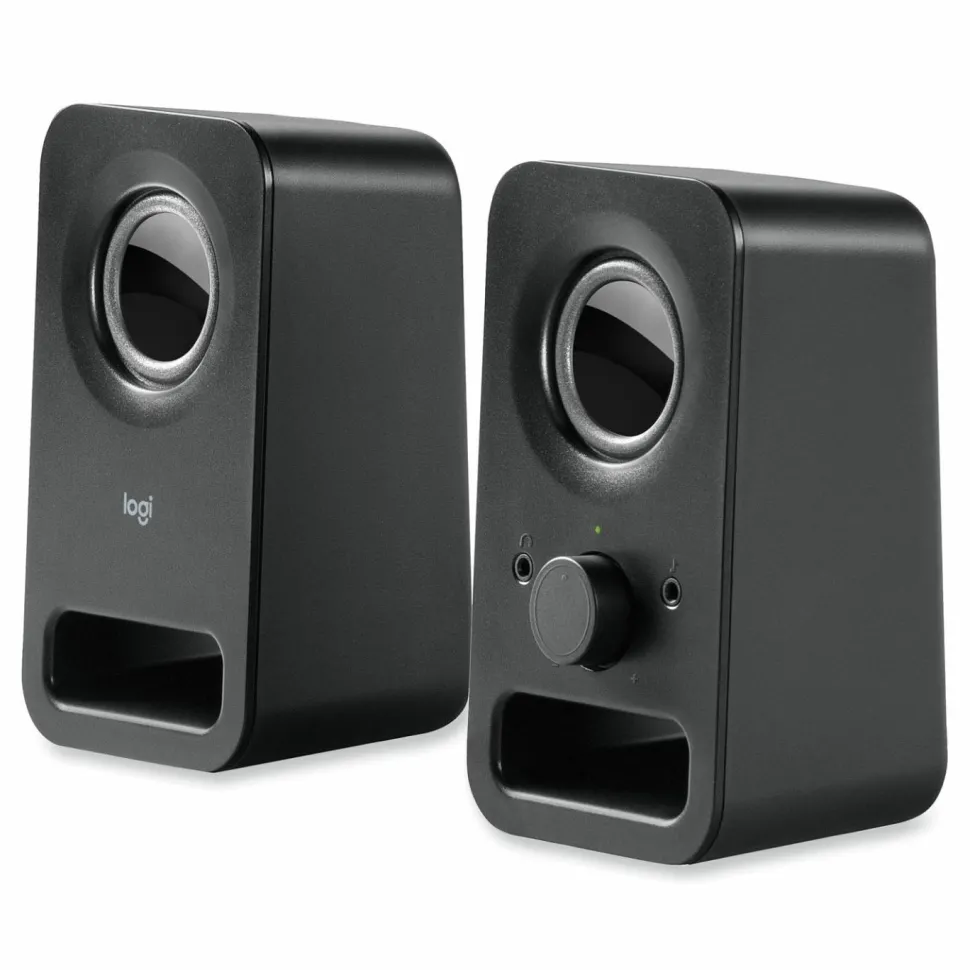 Logitech Z150 Multimedia Speakers, 3.5 mm Jack, Black