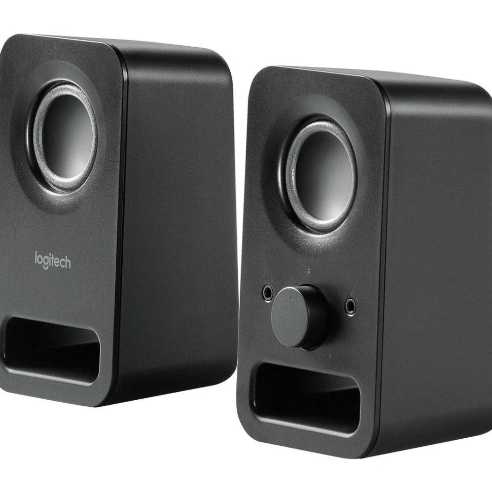 Logitech Z150 Multimedia Speakers, 3.5 mm Jack, Black