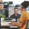 Logitech Zone Wired Noise Cancelling Headset, USB-C with USB-A adapter, graphite