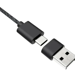 Logitech Zone Wired Noise Cancelling Headset, USB-C with USB-A adapter, graphite