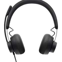 Logitech Zone Wired Noise Cancelling Headset, USB-C with USB-A adapter, graphite