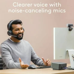 Logitech Zone Wireless 2 Noise Canceling Headset with Hybrid ANC, Native Bluetooth