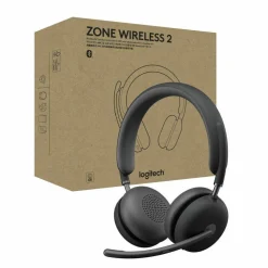 Logitech Zone Wireless 2 Noise Canceling Headset with Hybrid ANC, Native Bluetooth