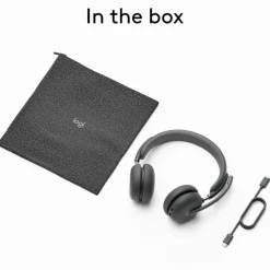 Logitech Zone Wireless 2 Noise Canceling Headset with Hybrid ANC, Native Bluetooth