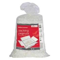 Loose-Fill Packing Peanuts, 1.5 Cu Ft