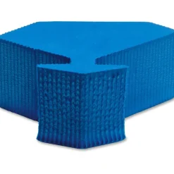 Lorell Door Wedge - Foam - Blue - 1 Each