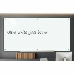 Lorell Glass Unframed Dry-Erase Whiteboard, 36