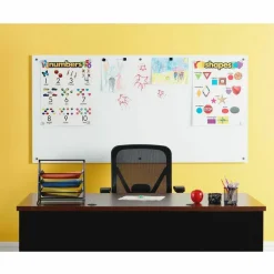 Lorell Glass Unframed Dry-Erase Whiteboard, 36