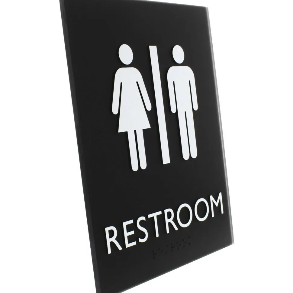 Lorell Unisex Restroom Sign