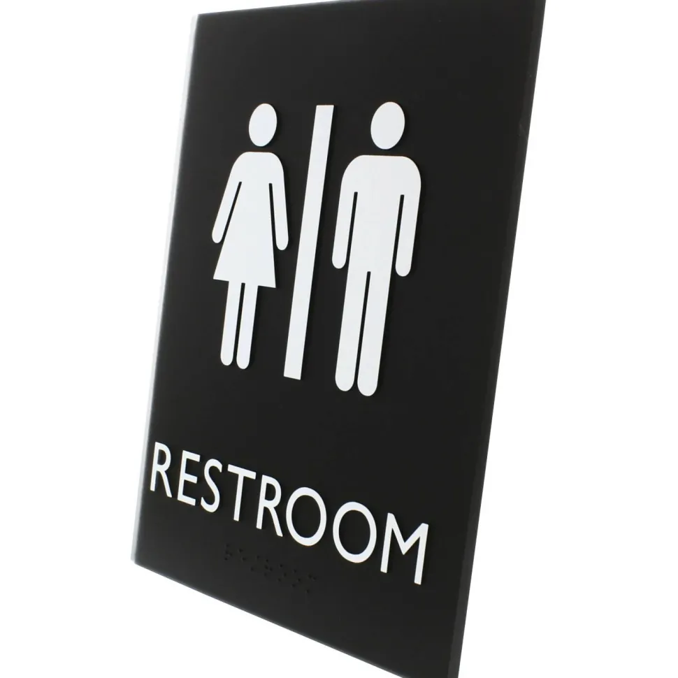 Lorell Unisex Restroom Sign