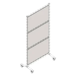 Lorell Adaptable Panel Divider