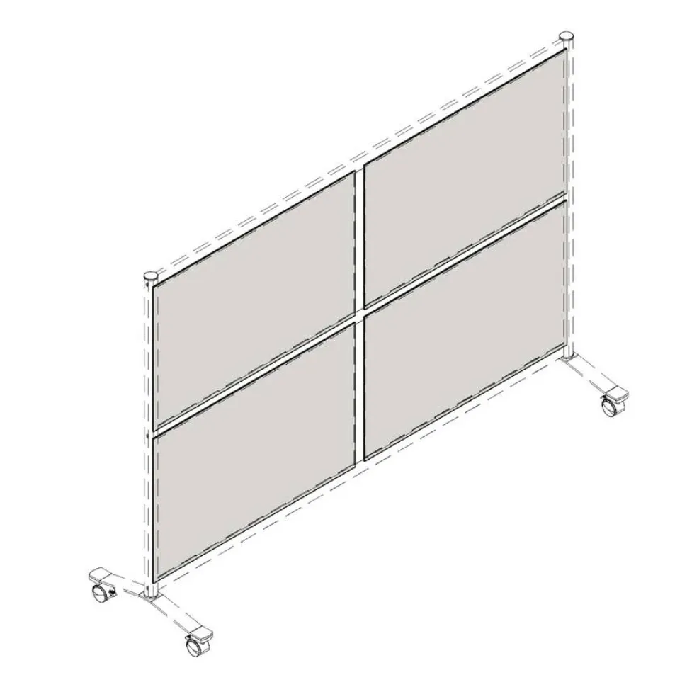 Lorell Adaptable Panel Divider