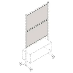 Lorell Adaptable Panel Divider