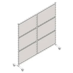 Lorell Adaptable Panel Divider