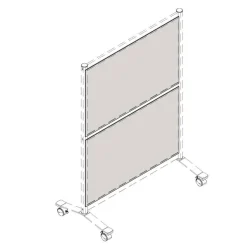 Lorell Adaptable Panel Divider