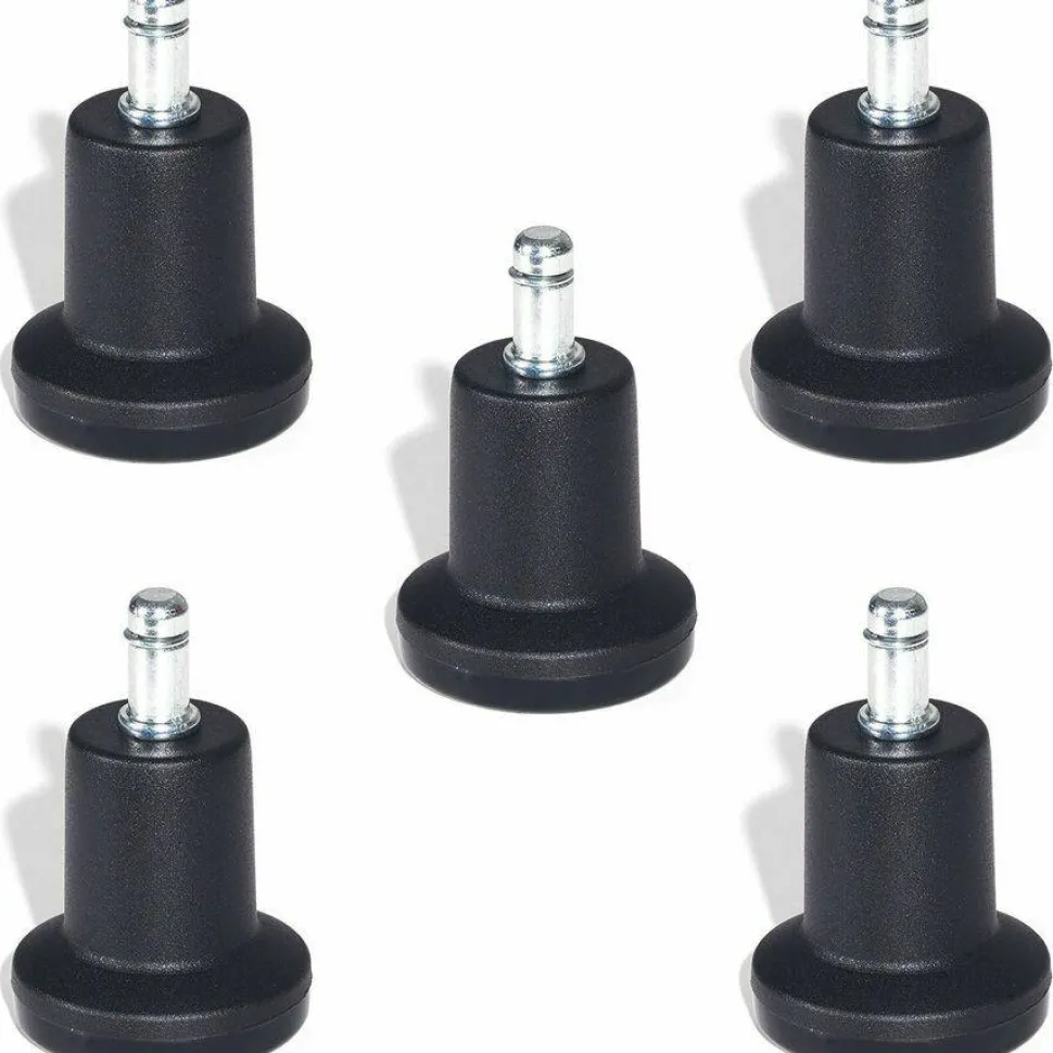 Lorell Bell Glides - Black - Metal, Nylon - 1 Set
