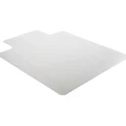 Lorell Beveled Edge Low Pile Studded Chair Mat, 36