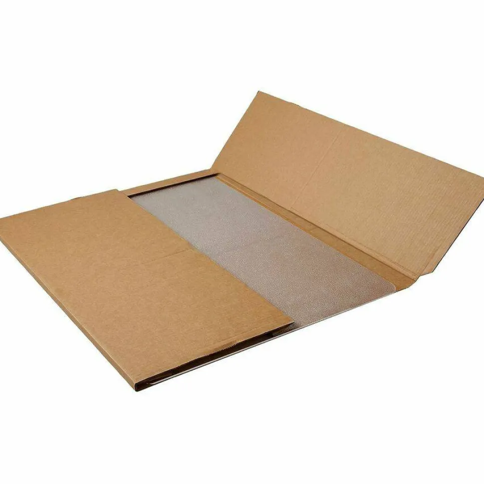 Lorell Big and Tall Polycarbonate Low Pile Studded Chair Mat, 36" x 48"