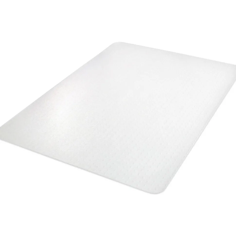 Lorell Big and Tall Polycarbonate Low Pile Studded Chair Mat, 36" x 48"