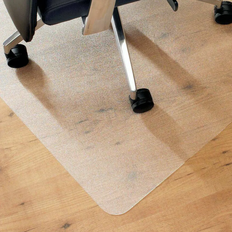 Lorell Big and Tall Polycarbonate Hard Floor Chair Mat, 46" x 60"