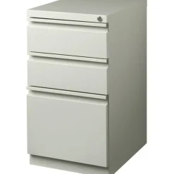 Lorell 20" Box/Box/File Mobile File Cabinet with Full-Width Pull