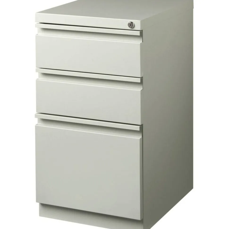 Lorell 20" Box/Box/File Mobile File Cabinet with Full-Width Pull