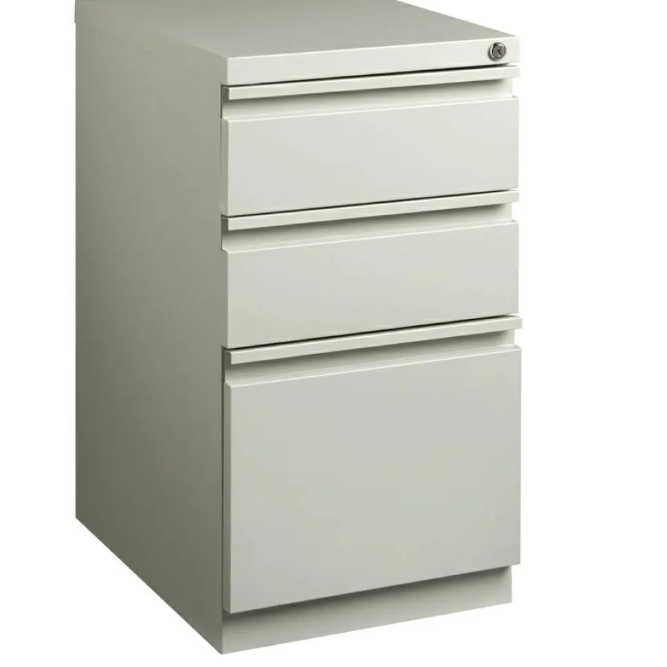 Lorell 20" Box/Box/File Mobile File Cabinet with Full-Width Pull