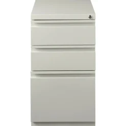 Lorell 23" Box/Box/File Mobile File Cabinet with Full-Width Pull