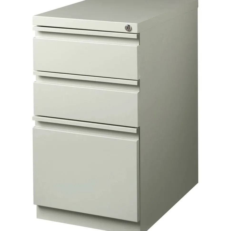 Lorell 23" Box/Box/File Mobile File Cabinet with Full-Width Pull