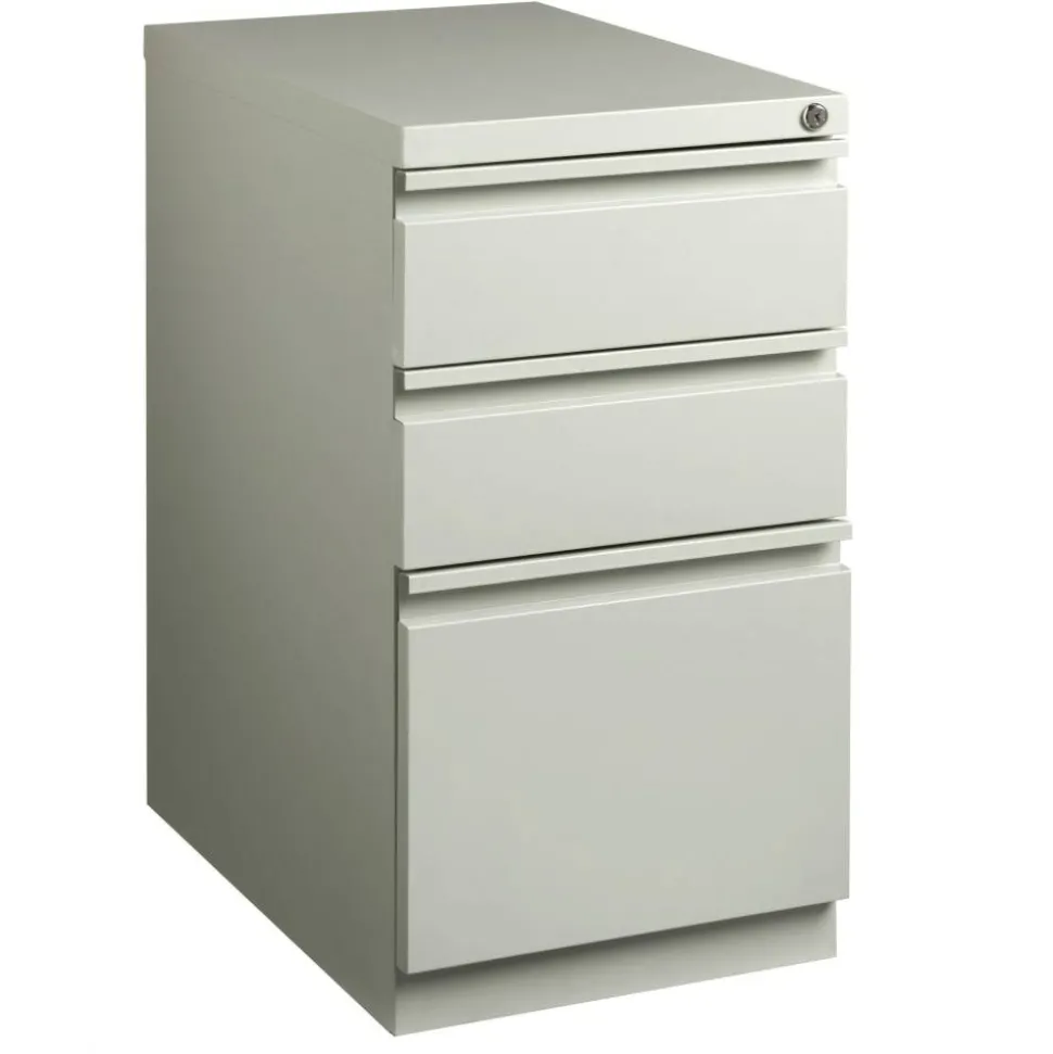 Lorell 23" Box/Box/File Mobile File Cabinet with Full-Width Pull