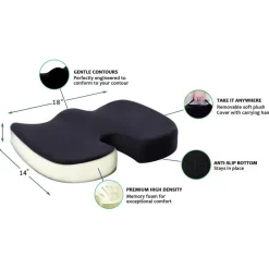 Lorell Butterfly-Shaped Seat Cushion