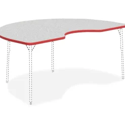 Lorell Classroom Kidney-Shaped Activity Table Top, 72