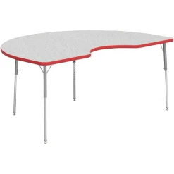 Lorell Classroom Kidney-Shaped Activity Table Top, 72