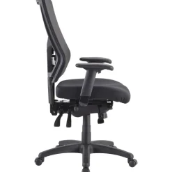 Lorell Conjure Executive High-Back Ergonomic Mesh Chair, Black