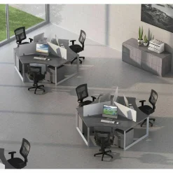 Lorell Conjure Executive High-Back Ergonomic Mesh Chair, Black