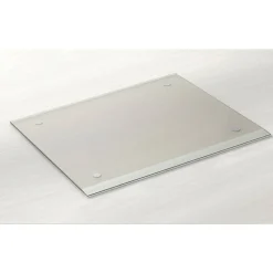 Lorell Desk Pad - Rectangular - 24" Width - Rubber - Clear