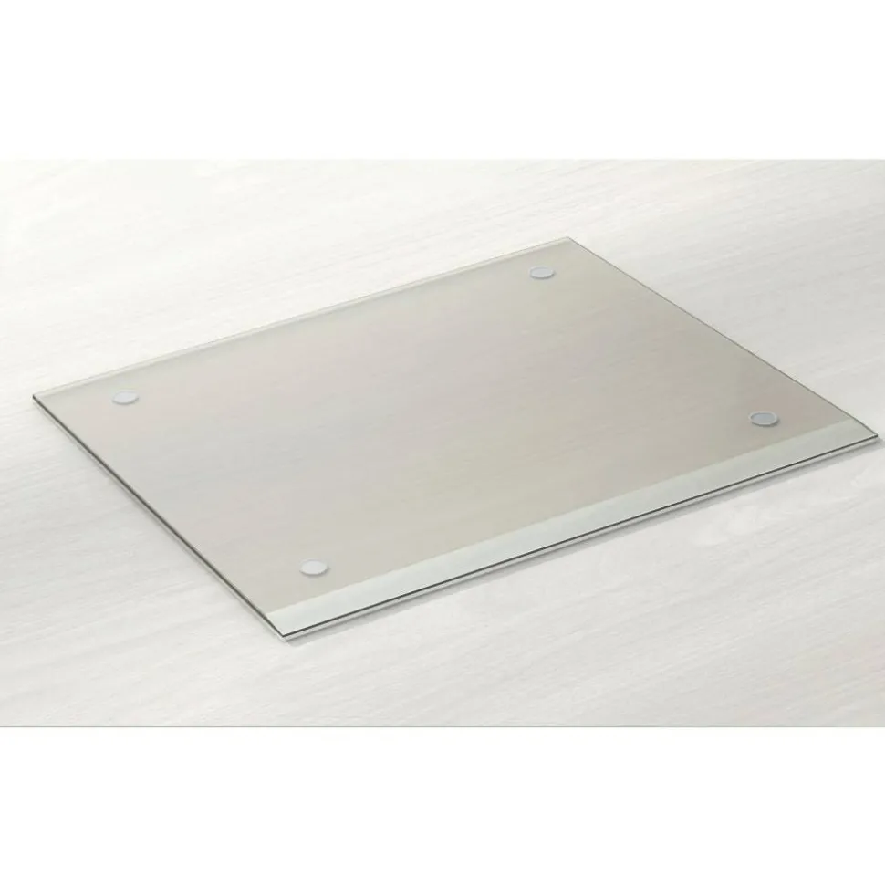 Lorell Desk Pad - Rectangular - 24" Width - Rubber - Clear