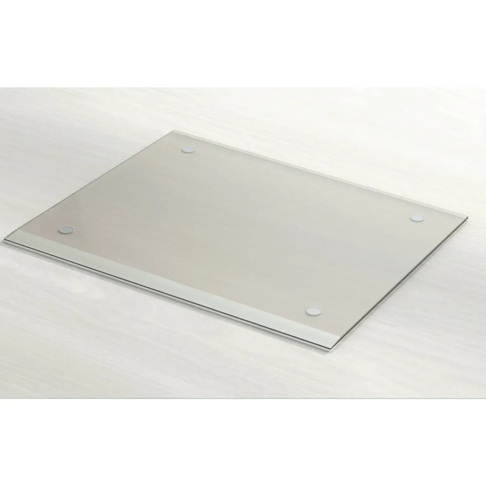 Lorell Desk Pad - Rectangular - 24" Width - Rubber - Clear