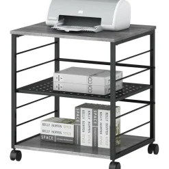 Lorell Deskside Mobile Machine Stand