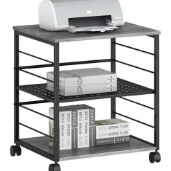 Lorell Deskside Mobile Machine Stand